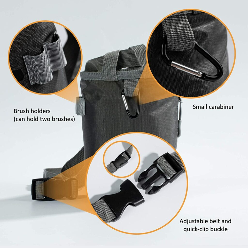 Custom Chalk Bag 12 Figure 8 Chalk bag attachments