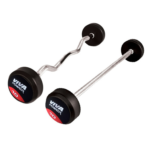 Figure 9 Rubber coated barbell set