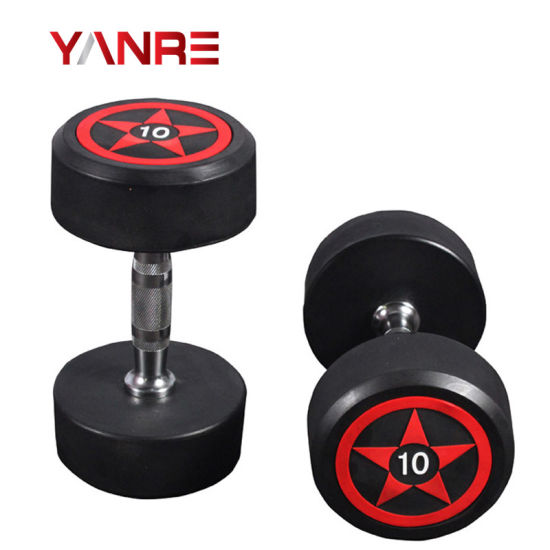 Figure 2 Round Commercial Dumbbells by Yanre Fitness