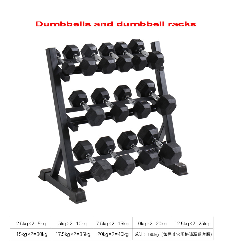 Commercial Dumbbells 56 Figure 21 Commercial dumbbells stored in horizontal racks