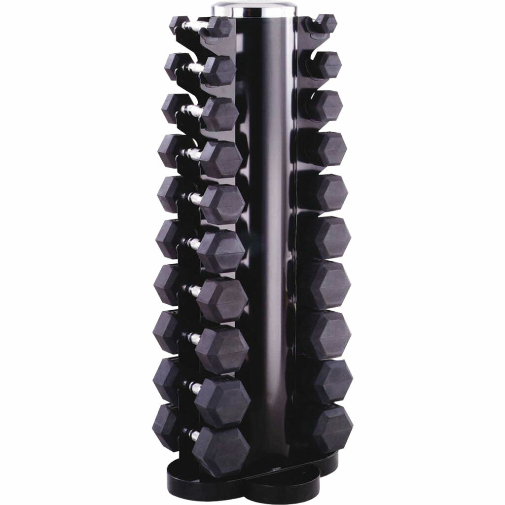 Commercial Dumbbells 57 Figure 22 Commercial Dumbbells stored in a Vertical Rack