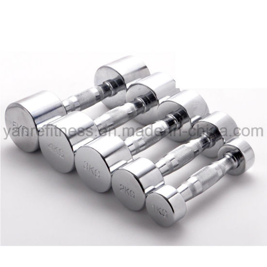 Commercial Dumbbells 43 Figure 8 Chrome Plated Commercial Dumbbells by Yanre Fitness
