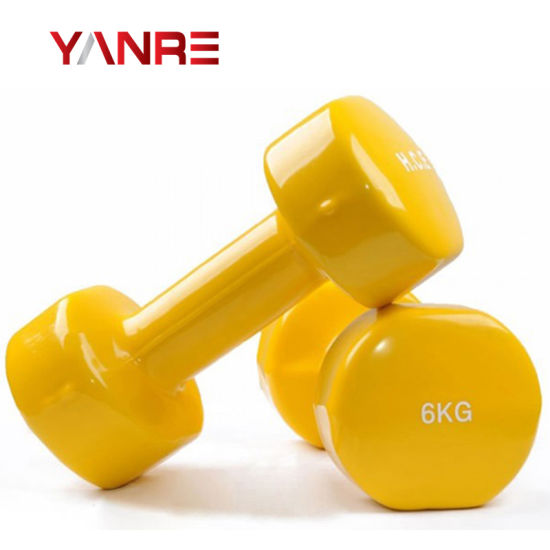 Commercial Dumbbells 44 Figure 9 Vinyl Coated Studio Commercial Dumbbells by Yanre Fitness